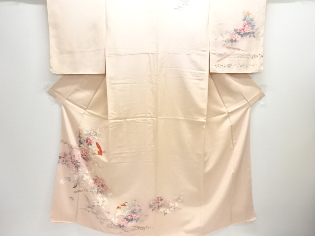 Japanese Kimono / Homongi Tsukesake Silk